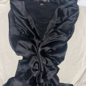 Victoria's Secret Black Satin Top